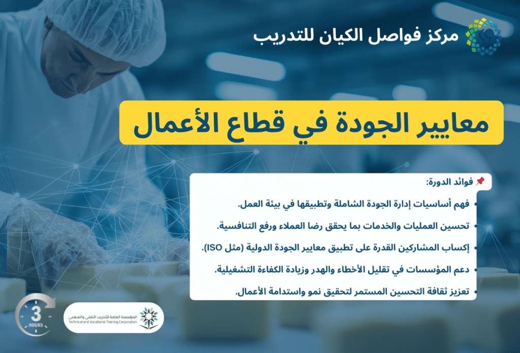 معايير الجودة في قطاع الأعمال